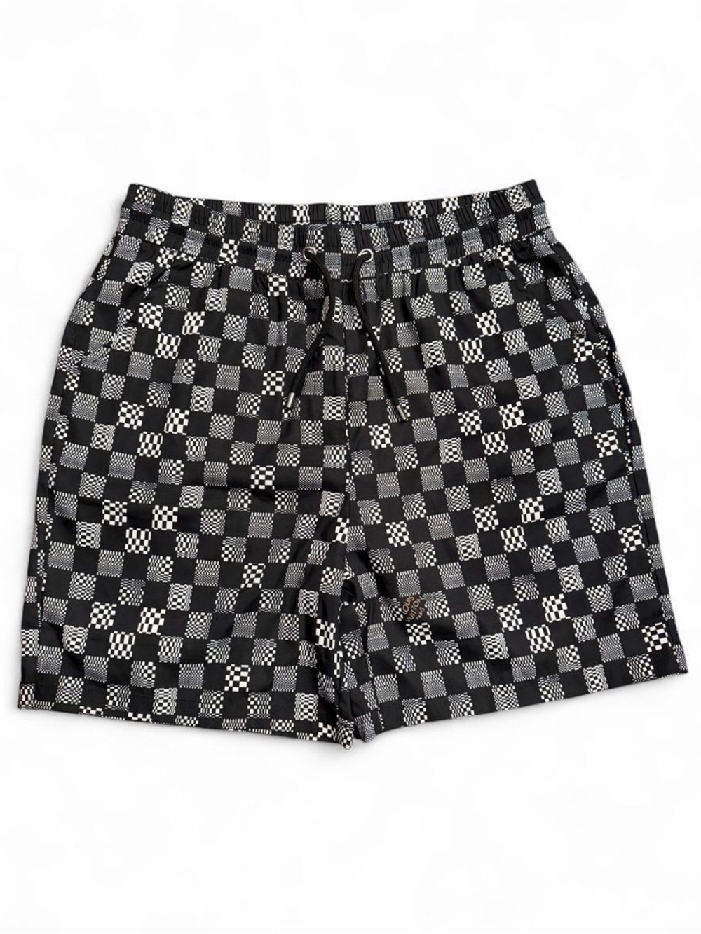 Louis Vuitton Distorted Damier Swim Shorts – Size XL